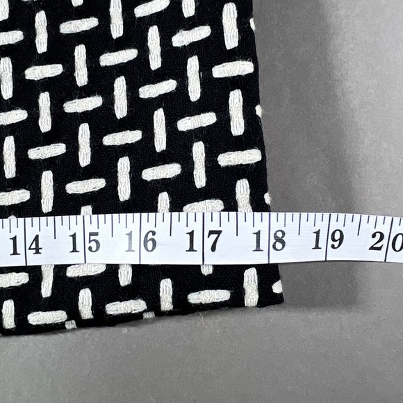 NWT Talbots Pencil Skirt Wool Black White Patterned Pockets Lined Size 2 - Picture 12 of 14